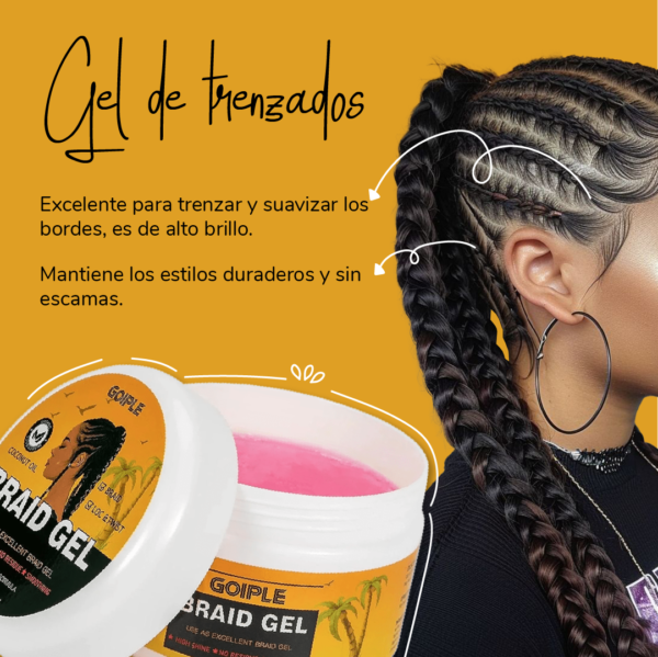 GEL DE TRENZADO ALTO BRILLO / 8oz - Image 2